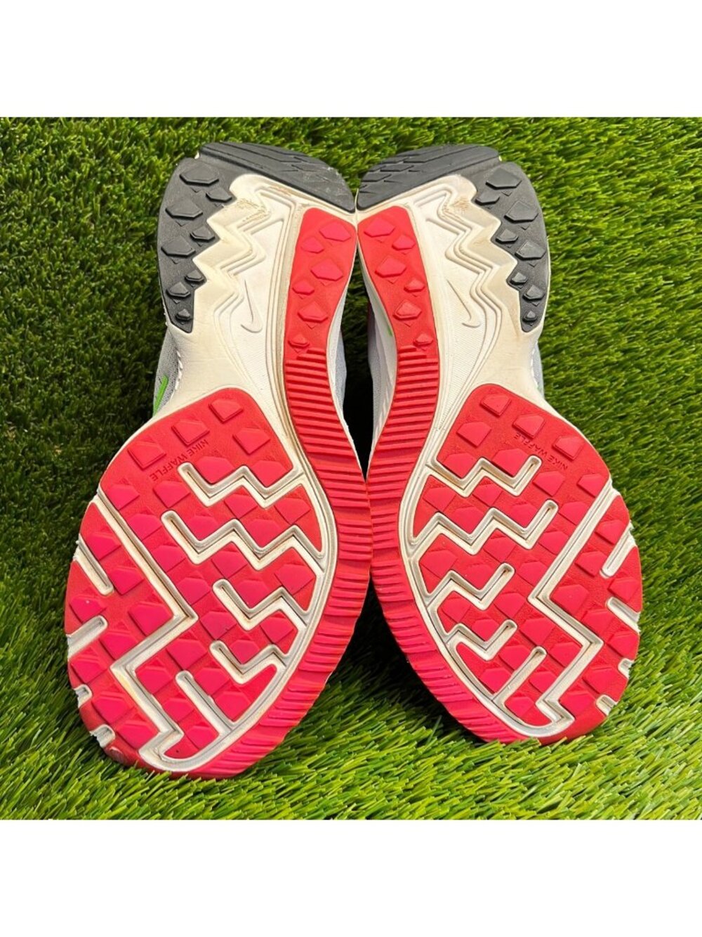 Nike Air Zoom Winflo 3 Womens Size 10 Gray Pink Athletic Running Shoes Sneakers - Picture 7 of 11